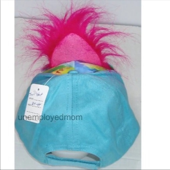 DreamWorks Trolls Poppy Hair Baseball Cap Girls Kids Children Summer Fun Hat - Picture 5 of 11